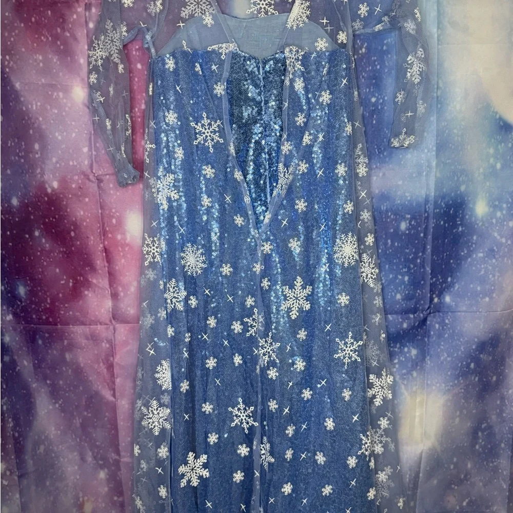 New without tags sequin snow princess dress